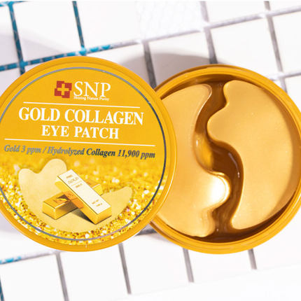 韩国SNP爱神菲胶原蛋白眼膜贴30对/60片抚平细纹弹力紧致眼部肌肤