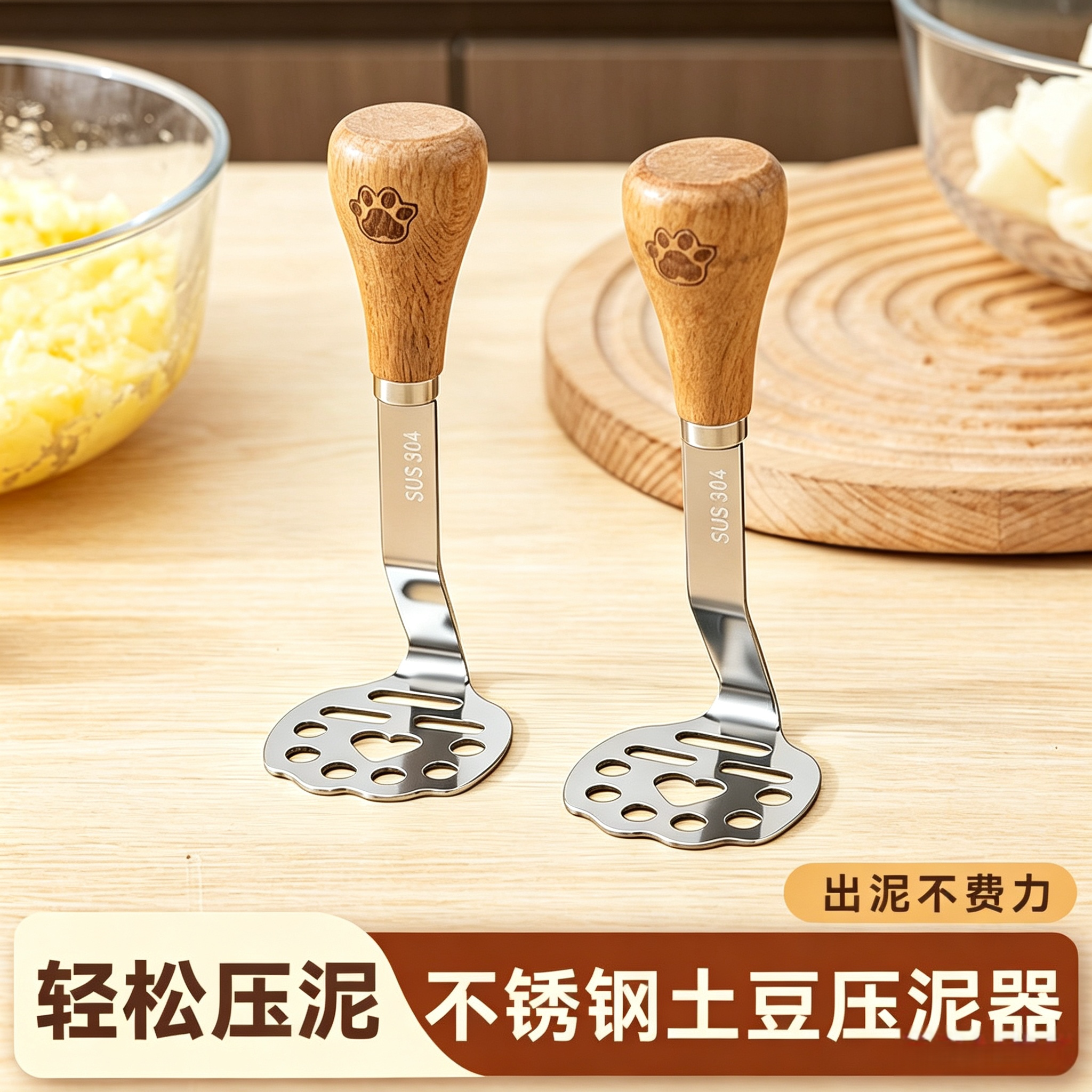 土豆泥按压神器不锈钢食品级