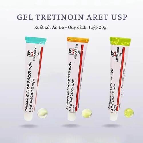 印度版新品tretinoin美纳里尼0.025%维a酸凝胶乳膏保湿20g