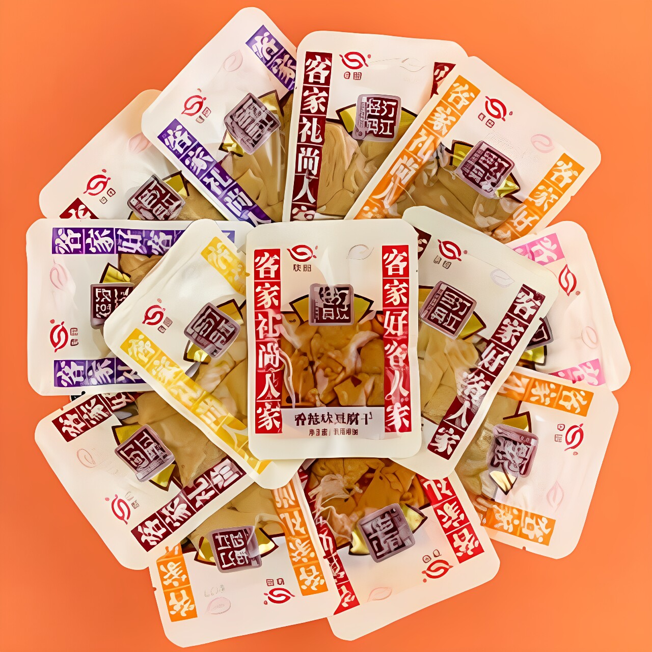 欣田长汀豆腐干福建龙岩闽西客家特产辣卤味豆干办公网红休闲零食