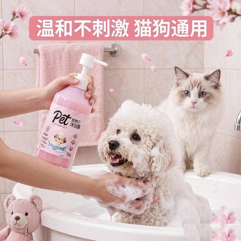 痒柔顺亮白护毛留香温和清洁