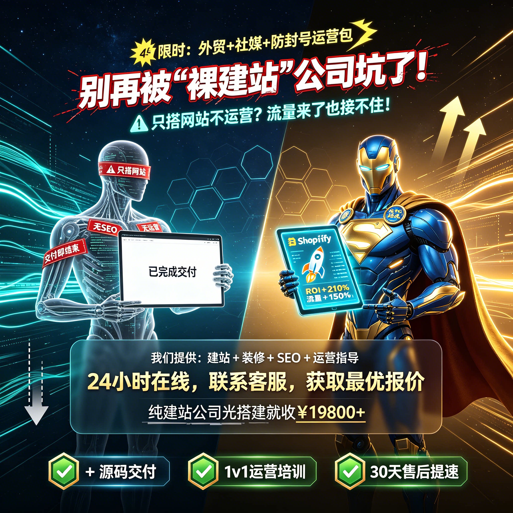 Shopify建站服务外贸独立设计素材/源文件
