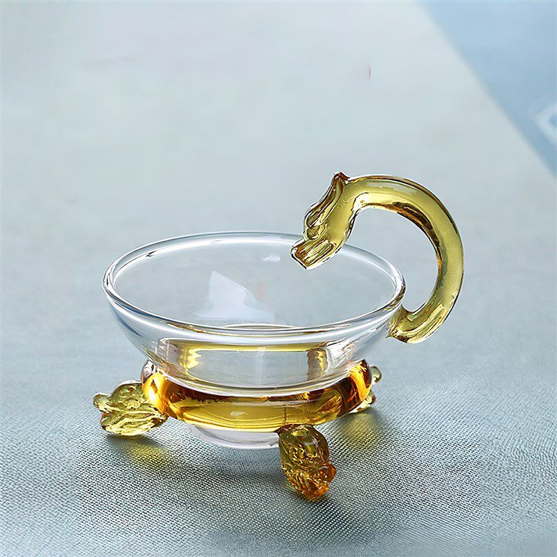 玻璃茶漏茶滤创意茶道配件家用耐热过滤器托架公道杯功夫茶具套装图片