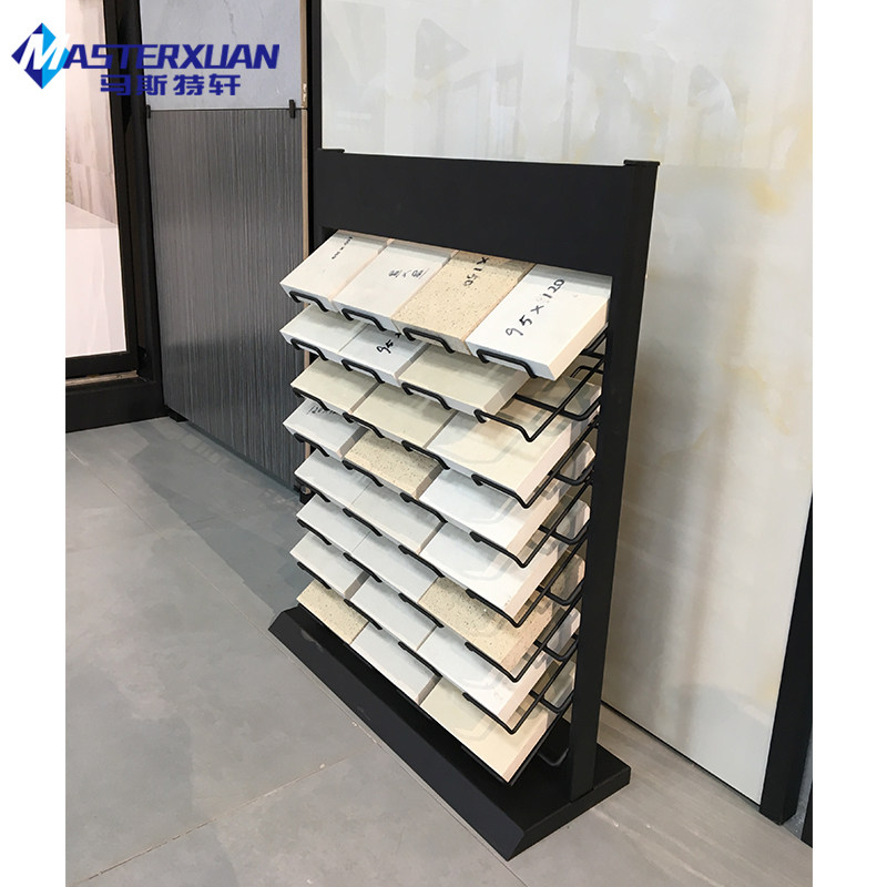 石材展示架 石英石大理石样品展架 岩板板材样块板材台面摆放架子