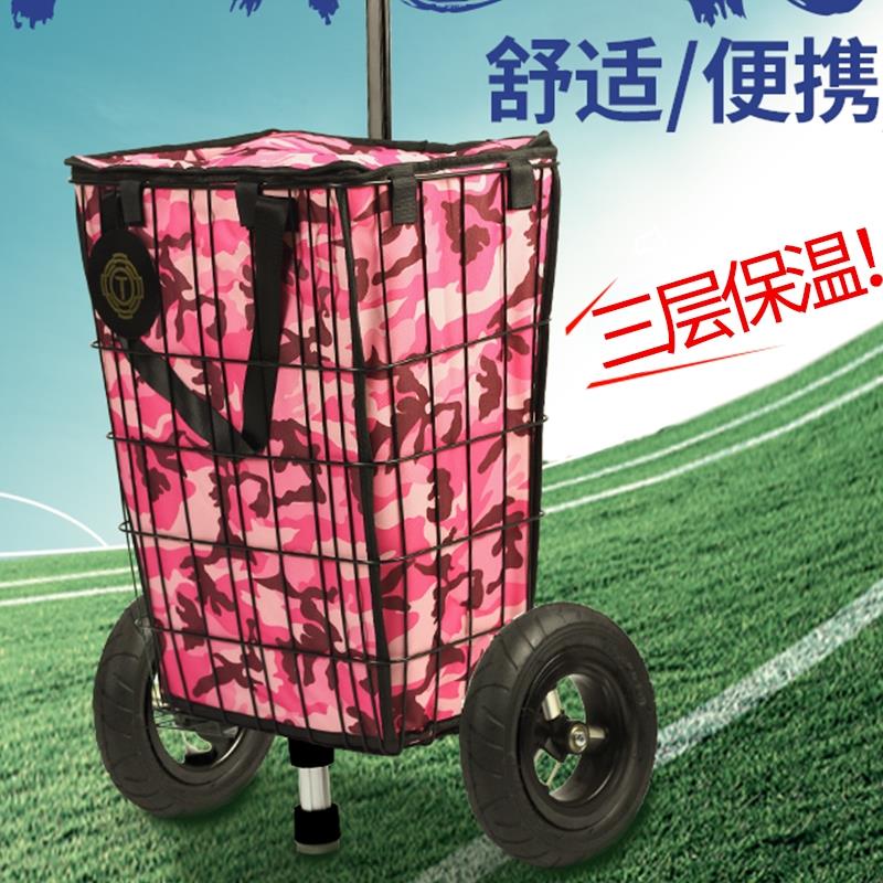布兰塔买菜车家用购物推车轻便拖篮手拉车拉杆车购物车保温小推车