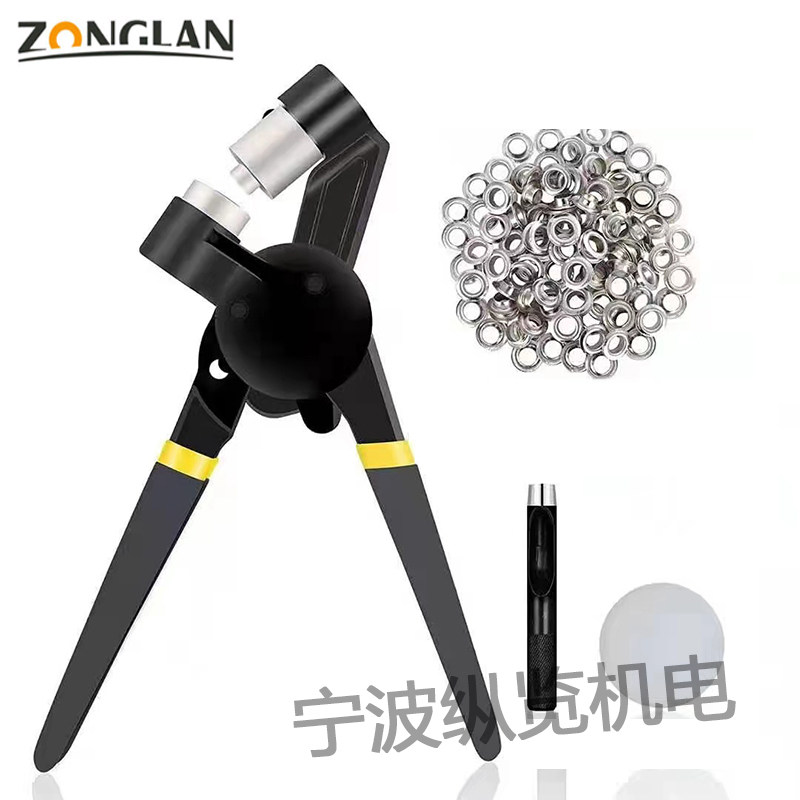 手动打扣器10mm冲具打扣机喷绘布展架海报4号扣眼打孔钳广告工具