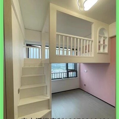 香港深圳原木阁楼实木阁楼实木衣柜定制木屋复式楼定制工厂直销