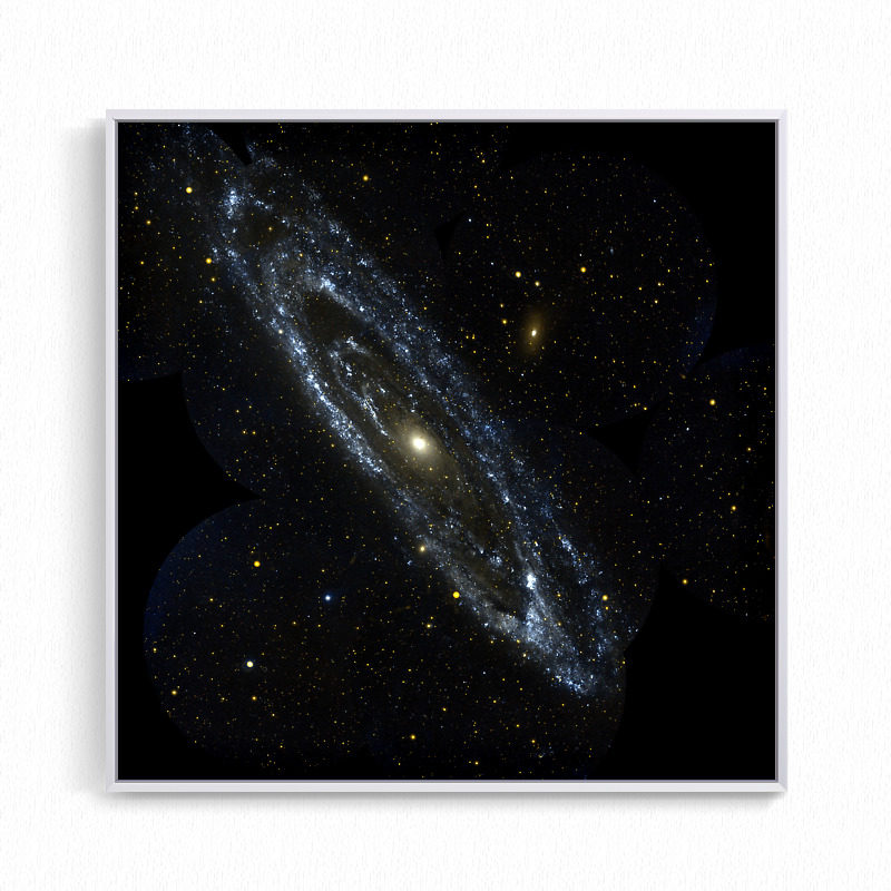 NASA摄影 地球月球仙女座星系银河系月亮宇宙 旁白艺术印画装饰画