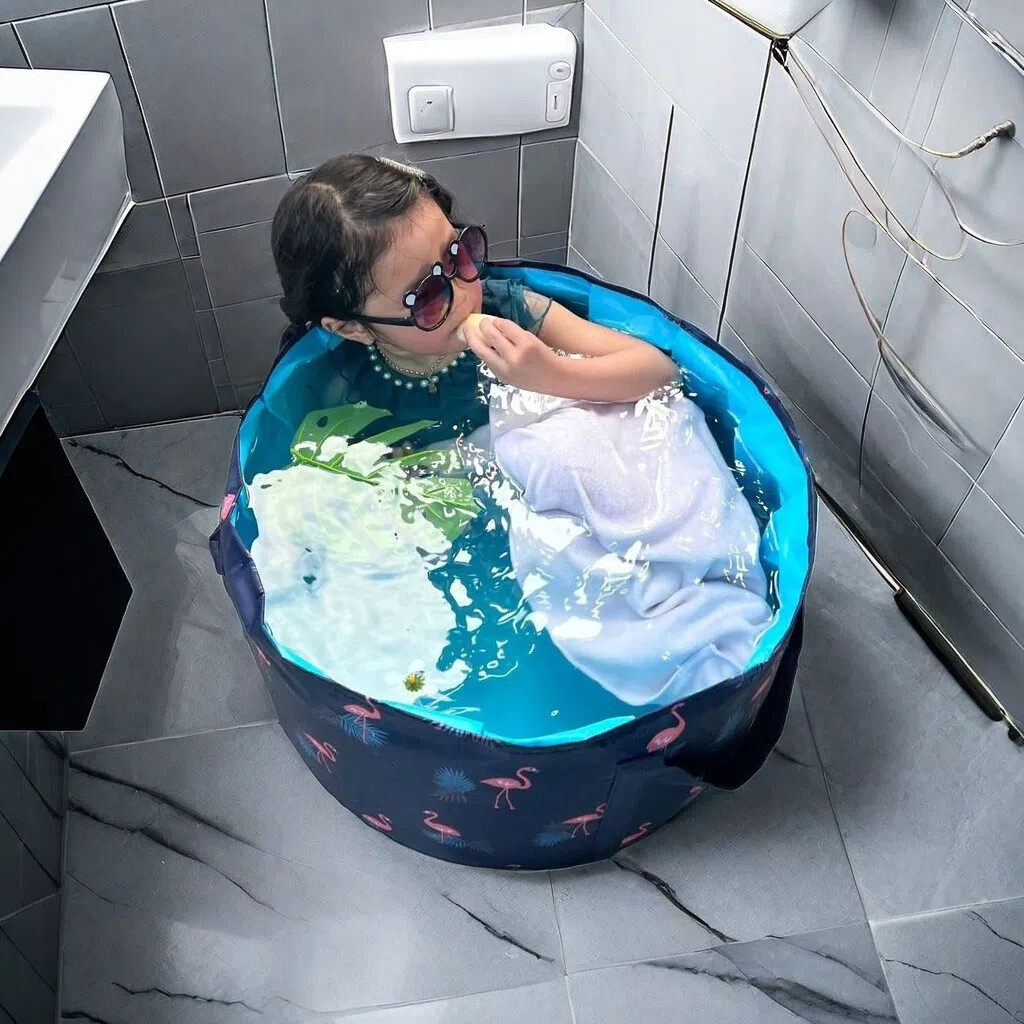 泡澡桶大人可折叠洗澡桶家用全身成人洗澡桶浴缸洗澡神器坐浴桶