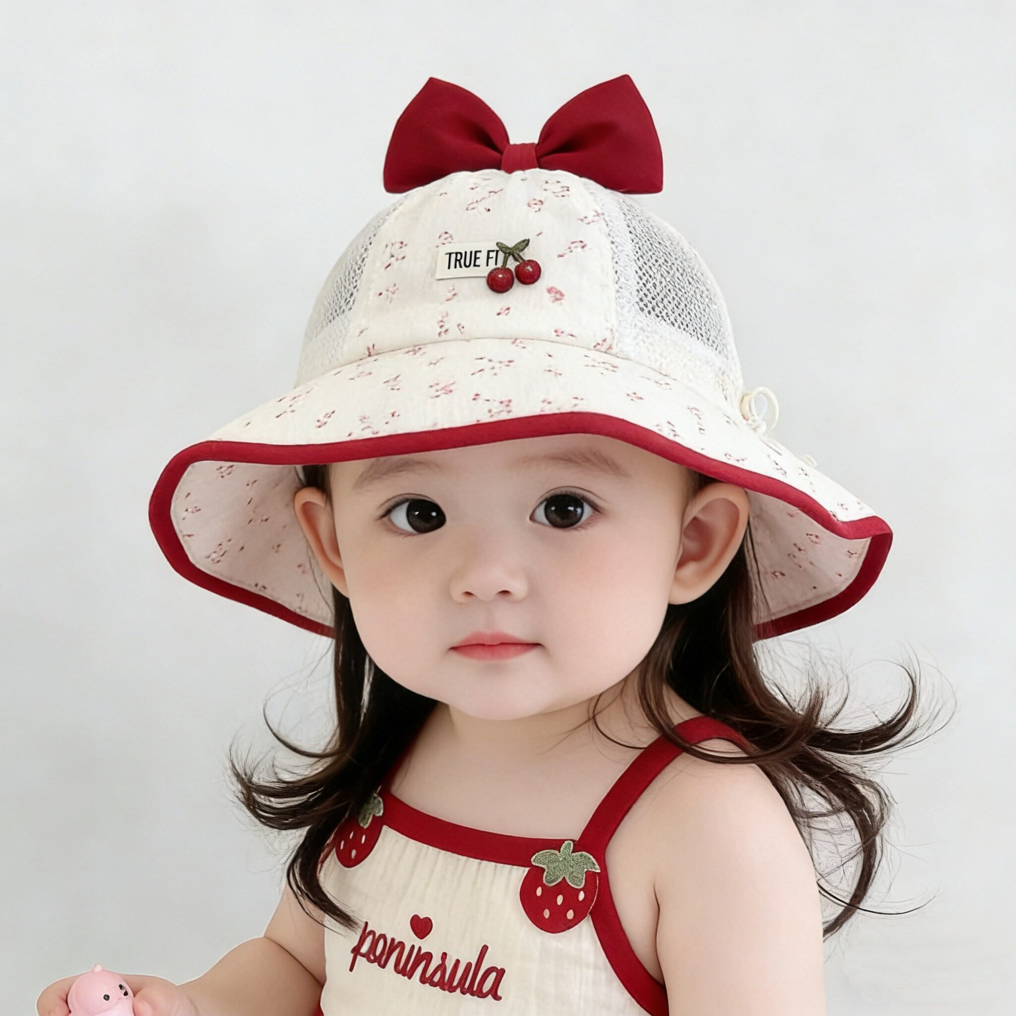 儿童帽子春夏季女童公主