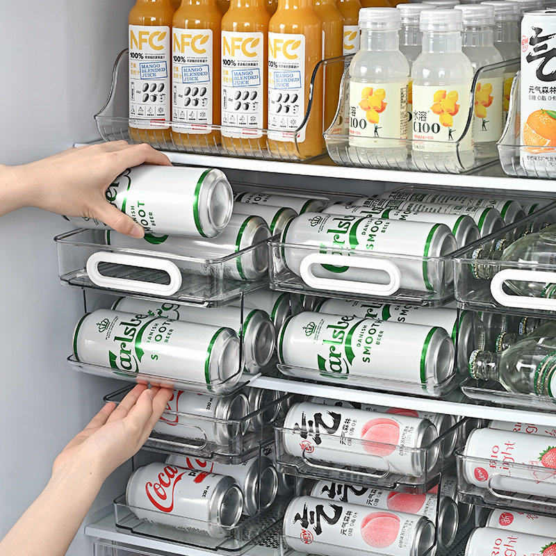 冰箱饮料可乐收纳架双层