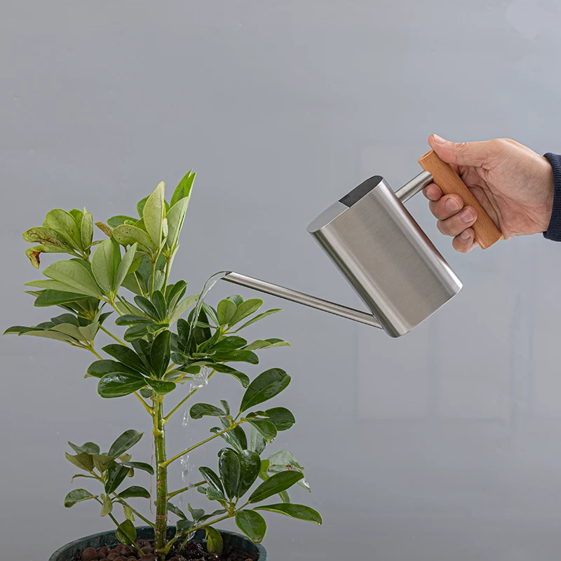 出口不锈钢浇花壶园艺盆栽淋花壶家用小绿植洒水壶多肉植物浇水壶