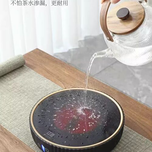 电陶炉煮茶器新款家用小型静音玻璃壶智能触摸电热炉煮茶炉煮茶器