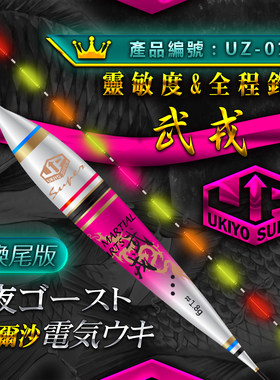 浮世绘UZ019夜钓高亮鲫鱼混养电子漂高端高灵敏可换尾黑坑行程钓