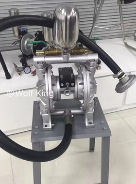 WOLFKING狼王A-20气动隔膜泵油泵浦油漆泵 双隔膜泵 滚涂机隔膜泵