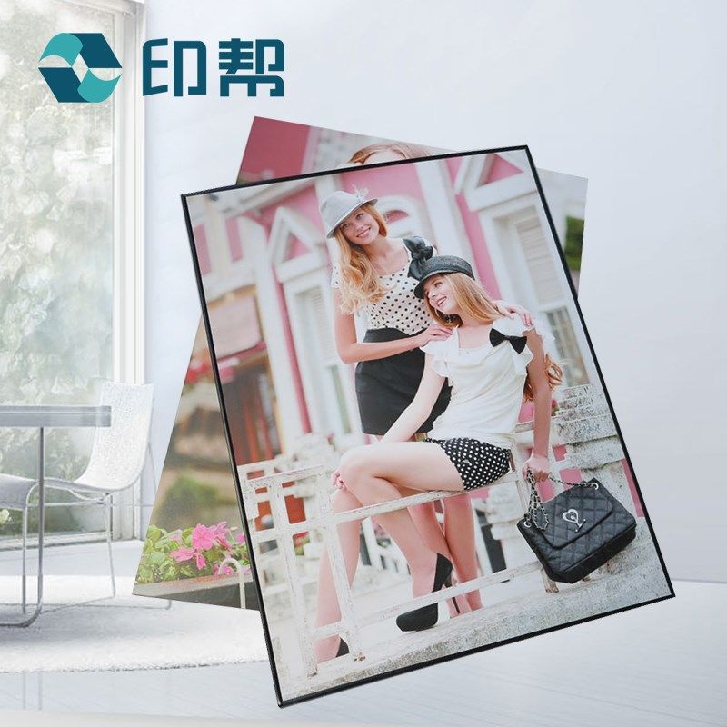 印帮 雪弗板写真 50x70 广告牌展示架画架展板画面展示牌kt板展架