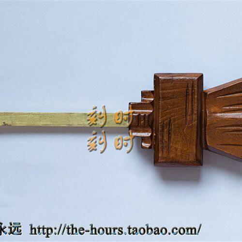 石英/机械布谷鸟钟 咕咕钟配件 定制钟摆 实木雕刻钟摆