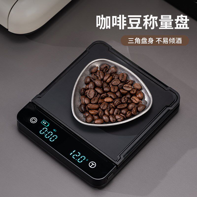 咖啡称豆盘咖啡粉不锈钢称量碟称重量杯计量盘展示样品托盘接豆盘