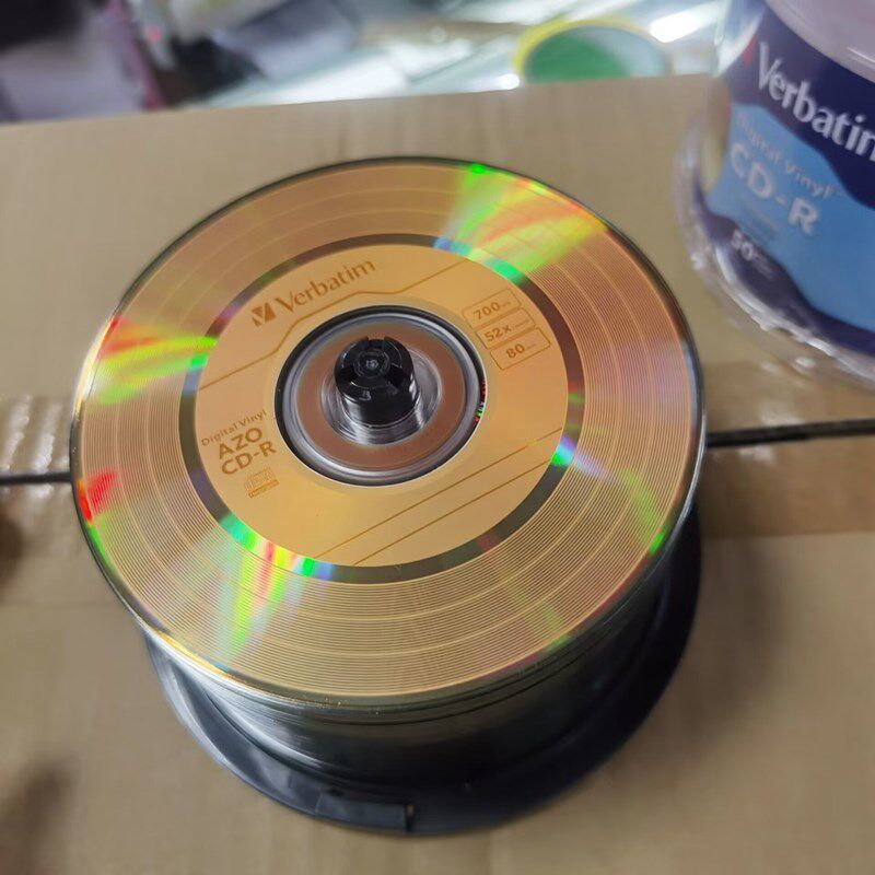 威宝金面浅蓝cd光盘AZO蓝釉空白刻录盘可打印CD-R 音乐碟车载台产图片