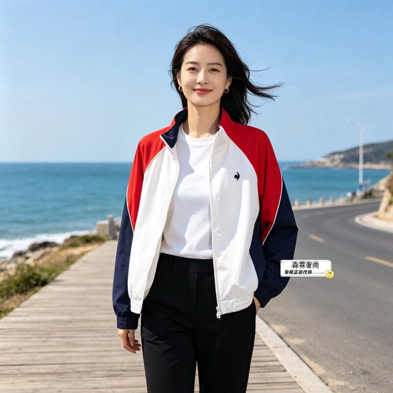 乐卡克2026新款女士运动风衣