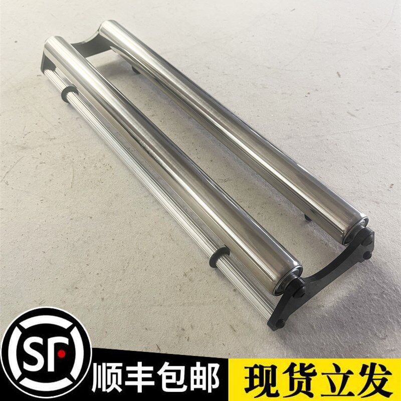 广告材料裁切托架图文画面打卷包切割膜放料架不锈钢工具床放布机