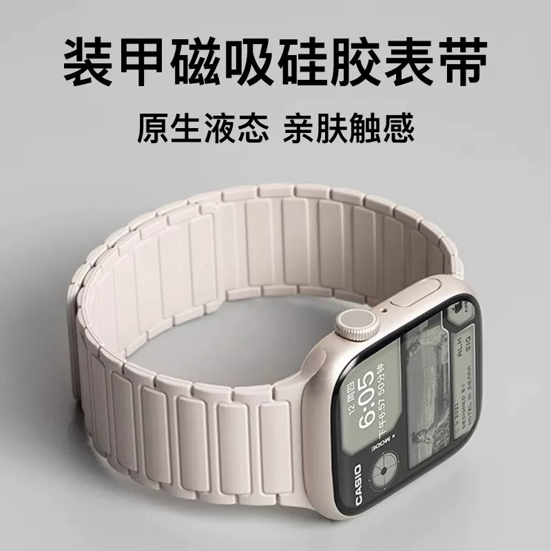 方哲AppleWatch磁吸硅胶表带图片