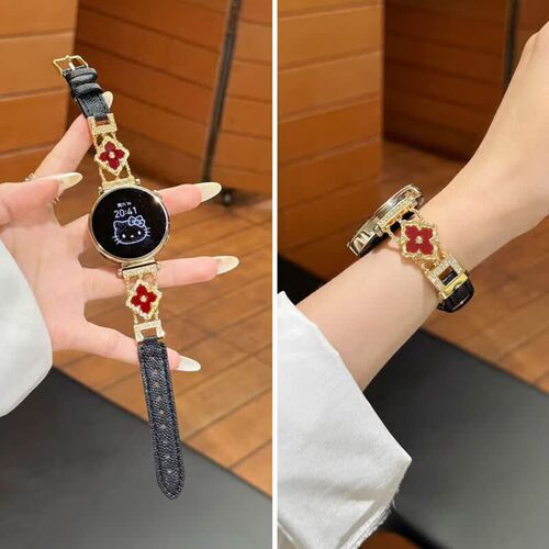 方哲华为GT/Watch真皮镶钻表带