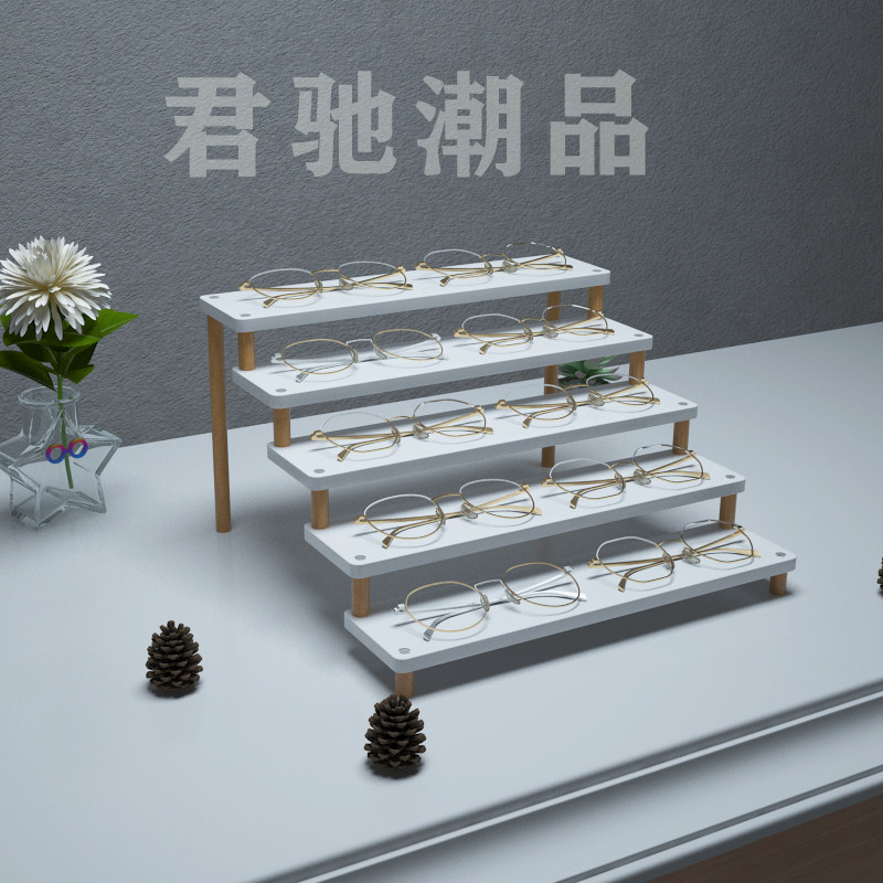 君驰潮品眼镜店陈列展示道具柜台展示架眼镜道具太阳镜展示架子