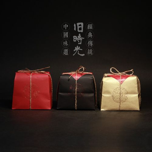 复古半斤一斤装牛皮纸茶叶铝箔袋红茶绿茶锡箔密封袋自封袋包装袋