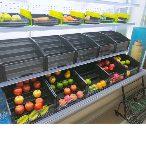 量感陈列箱超市风幕柜冷柜水果蔬菜陈列框零食展示陈列盒食品篮子