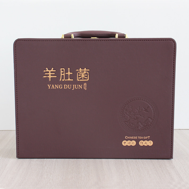 新款高档羊肚菌包装盒羊肚菌礼盒100克150克250g半斤礼品盒空皮盒