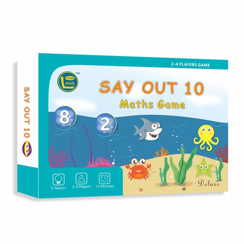思维大陆Say Out 10凑10海洋竞数赛儿童桌面游戏数学早教教具玩具