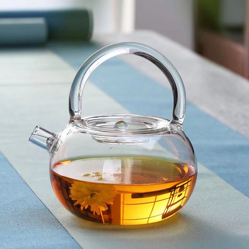 小乾坤壶高硼硅耐热玻璃茶壶可电陶炉加热家用
