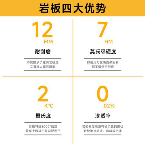 餐柜大理石餐桌岩面厨房材电无品牌/视台板加边工面板材茶几