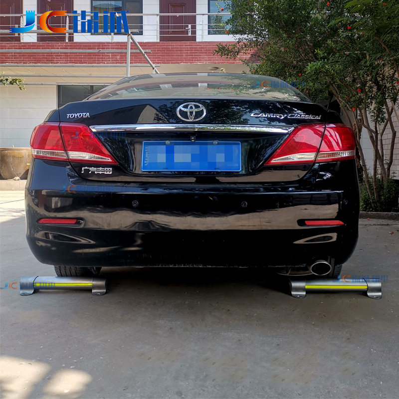 JC锦诚停车位车档不锈钢挡车器车库钢管车轮定位器倒车阻车止退器
