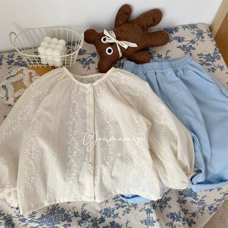 女童法式防晒衣夏季女孩宝宝防晒服森系儿童夏装洋气外套薄款开衫