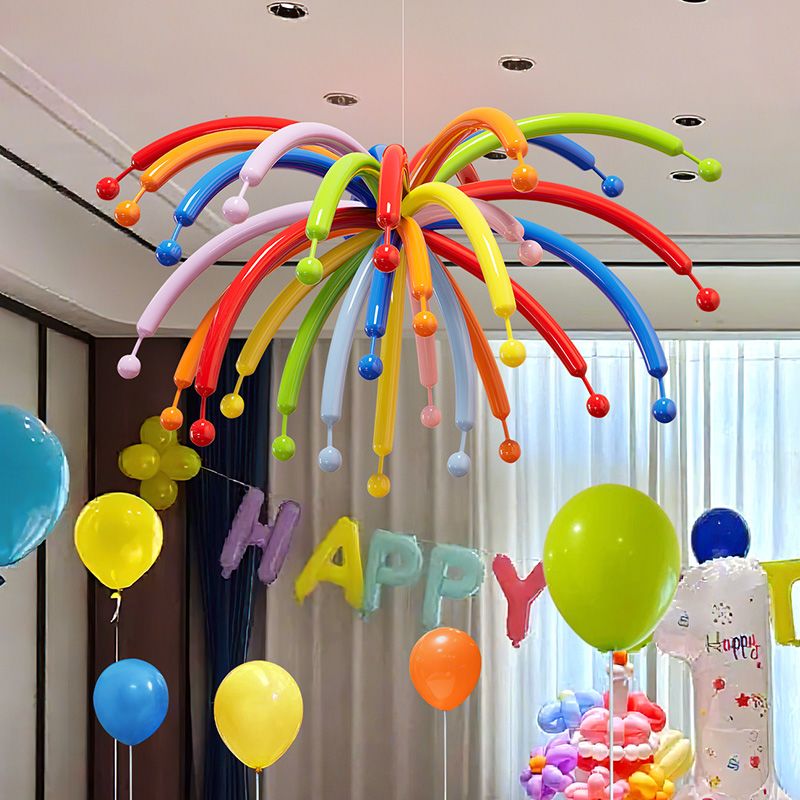 酒店包间生日派对场景布