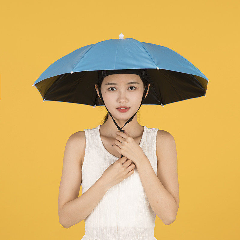 小号伞帽遮阳头戴雨子钓