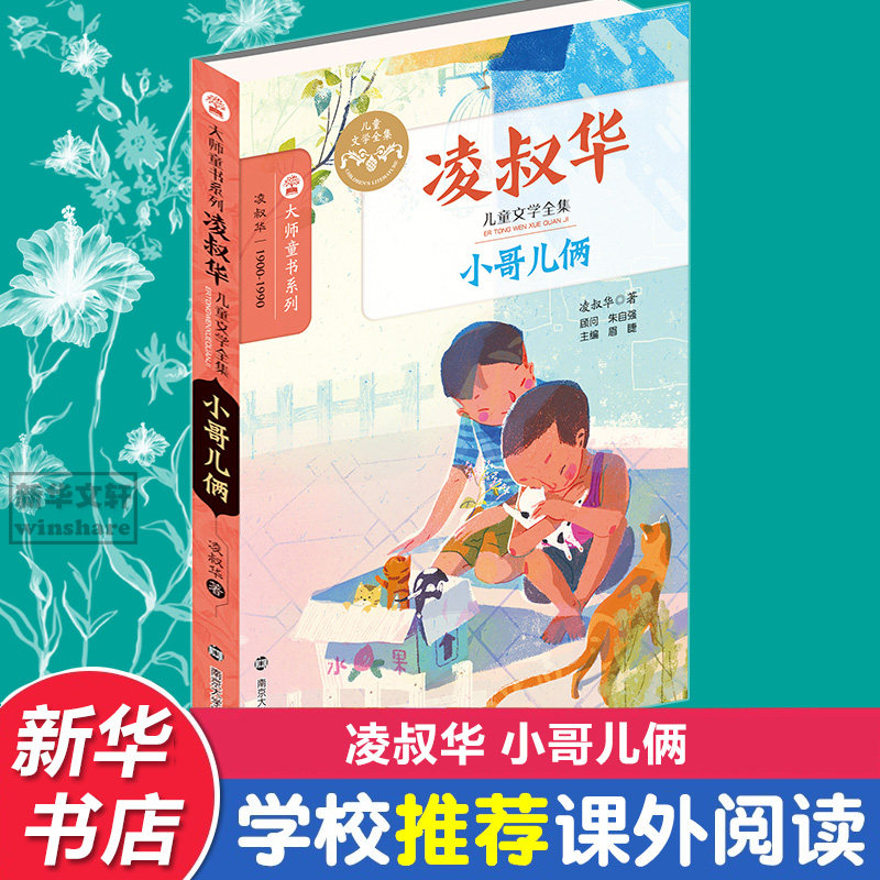 【正版】小哥儿俩 儿童故事书 兄弟成长故事 子读 童年趣事 家庭温情 经典文学 睡前读物 校园生活 9787305165504