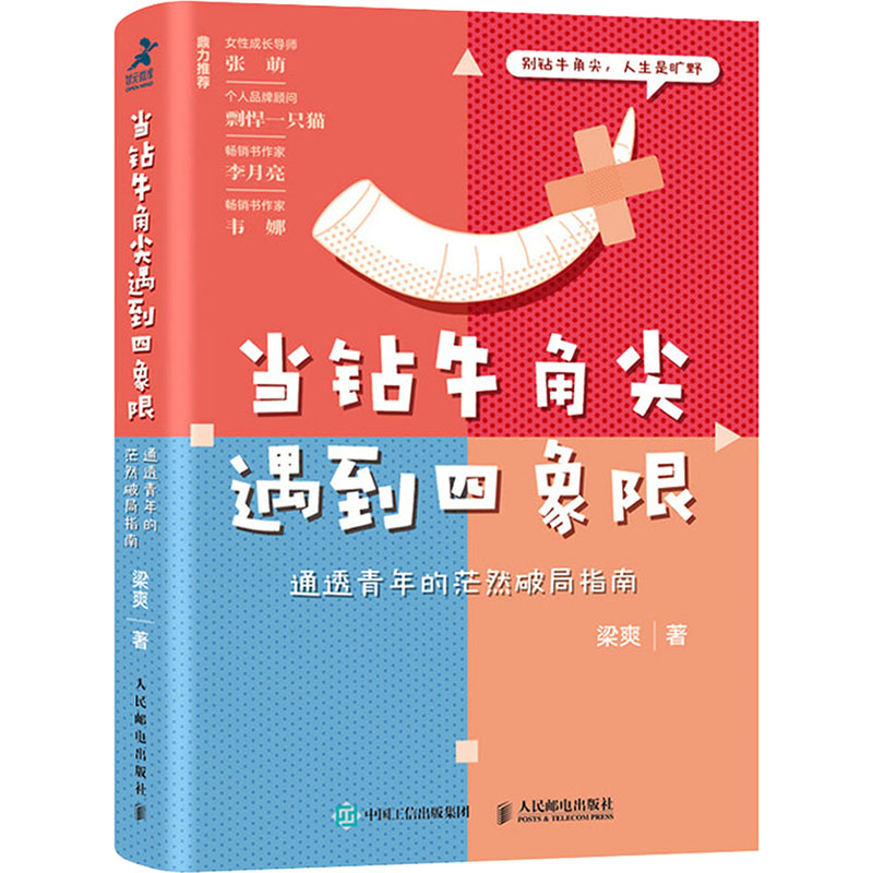 【正版】当钻牛角尖遇到四象限 通透青年的茫然破局指南 摆脱内耗决策困境 四象限思维模板 全彩案例书 9787115641281