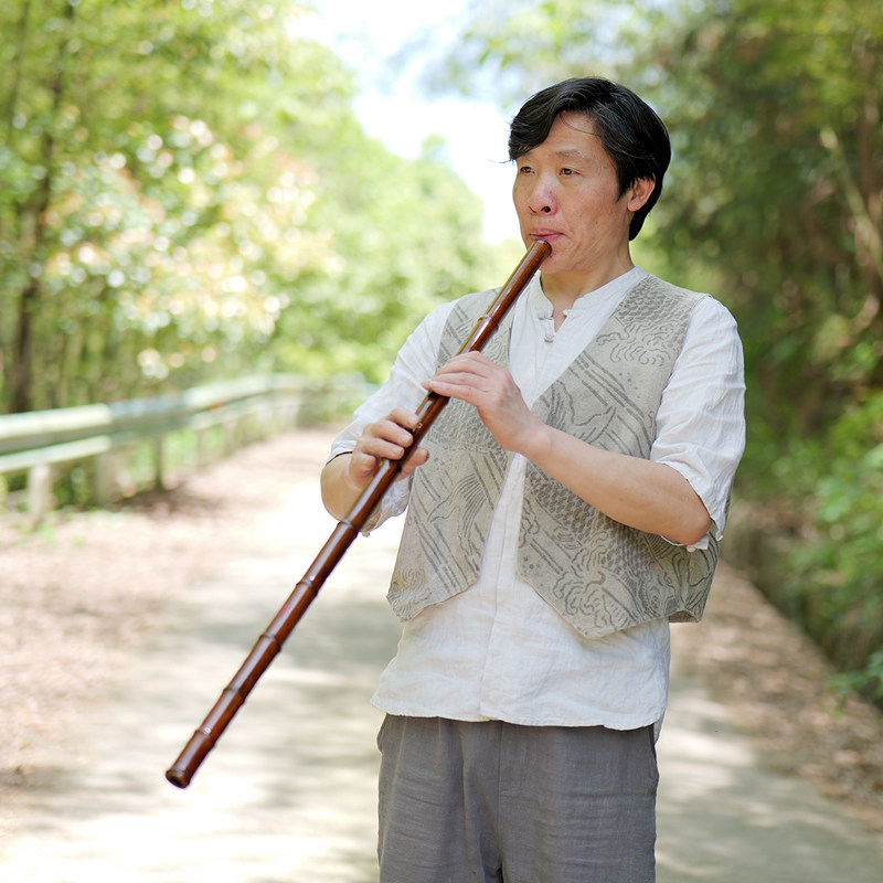 姚茂顺 鸣雅款烟熏竹洞箫 桂竹大共鸣专业演奏箫玉屏大舞台通口箫