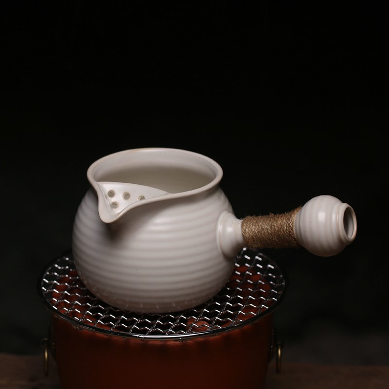 围炉煮茶 罐罐茶壶耐高温陶瓷有釉明火电陶炉煮花茶白茶菊花奶茶