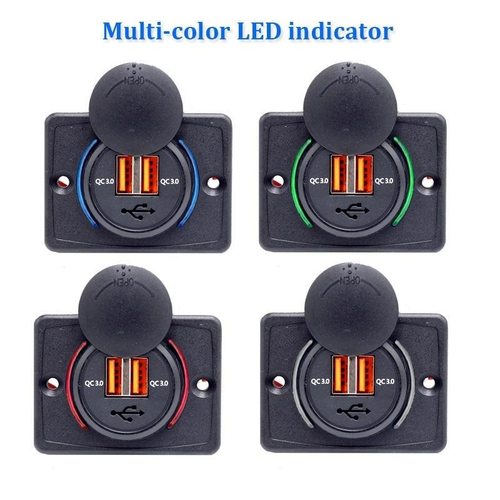 汽车改装加装车载充电器usb后排