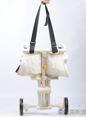 小虎子推车配件T18丸丫T2肩带KK口袋车背带遮阳罩挂钩收纳袋单肩