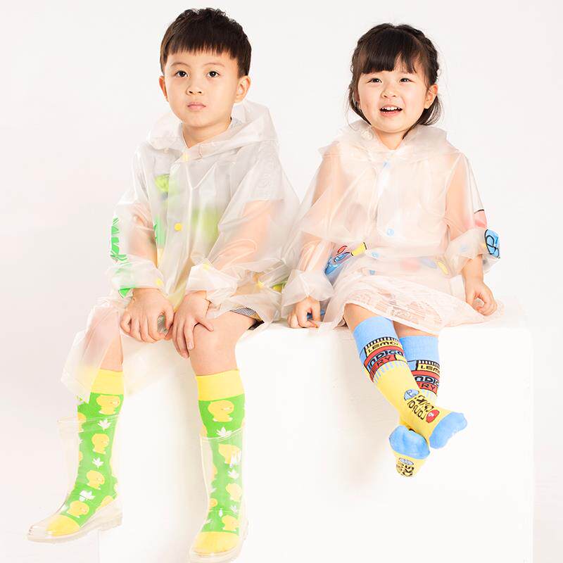 儿童雨衣中小学生雨衣女童幼儿园儿童卡通雨衣透气书包透明雨衣