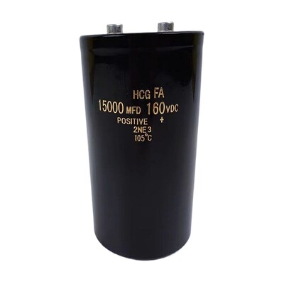 原装160V15000UF电焊机 变频器 直流滤波电解电容器 体积75*120MM