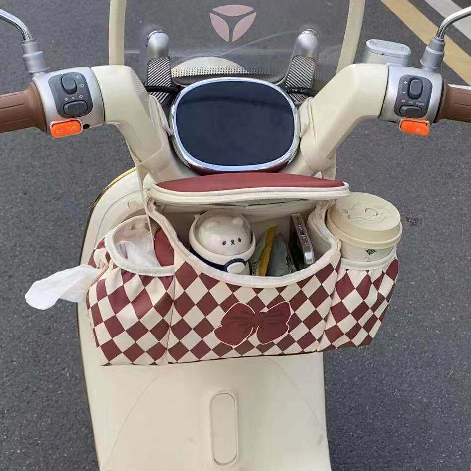 电动车收纳挂袋粗把手大
