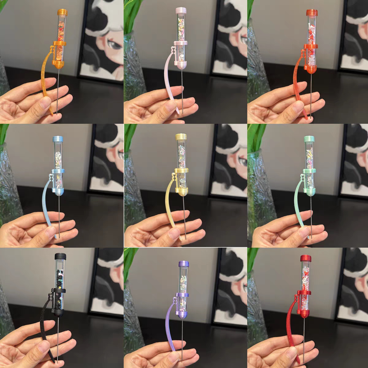 泡芙卷新3代diy爱心软陶单针拼豆笔豆针笔豆铲拼豆工具拼豆神器