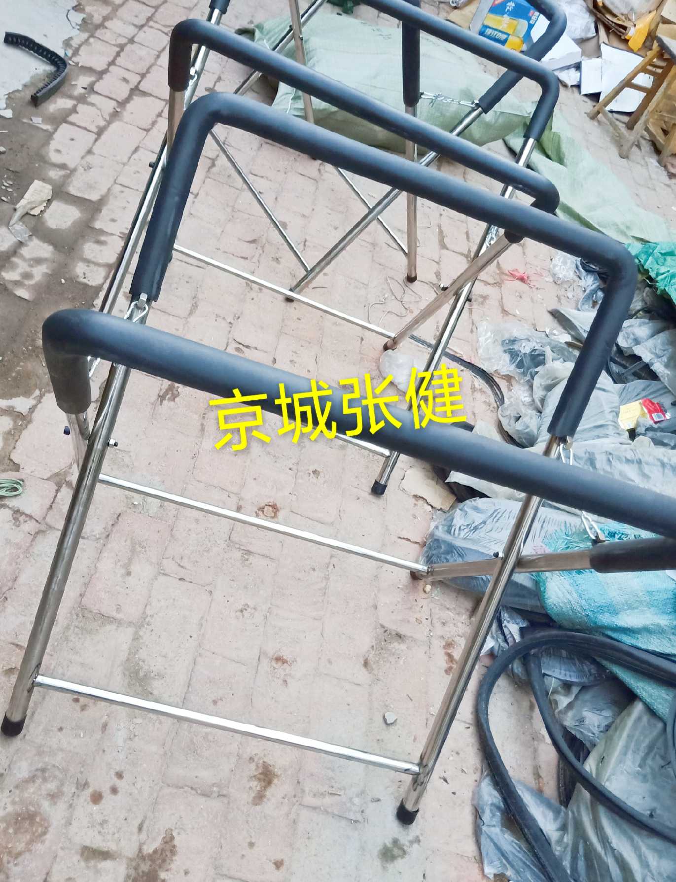 玻璃架子 玻璃安装支架 按装玻璃展示架 马扎凳子 马扎架子