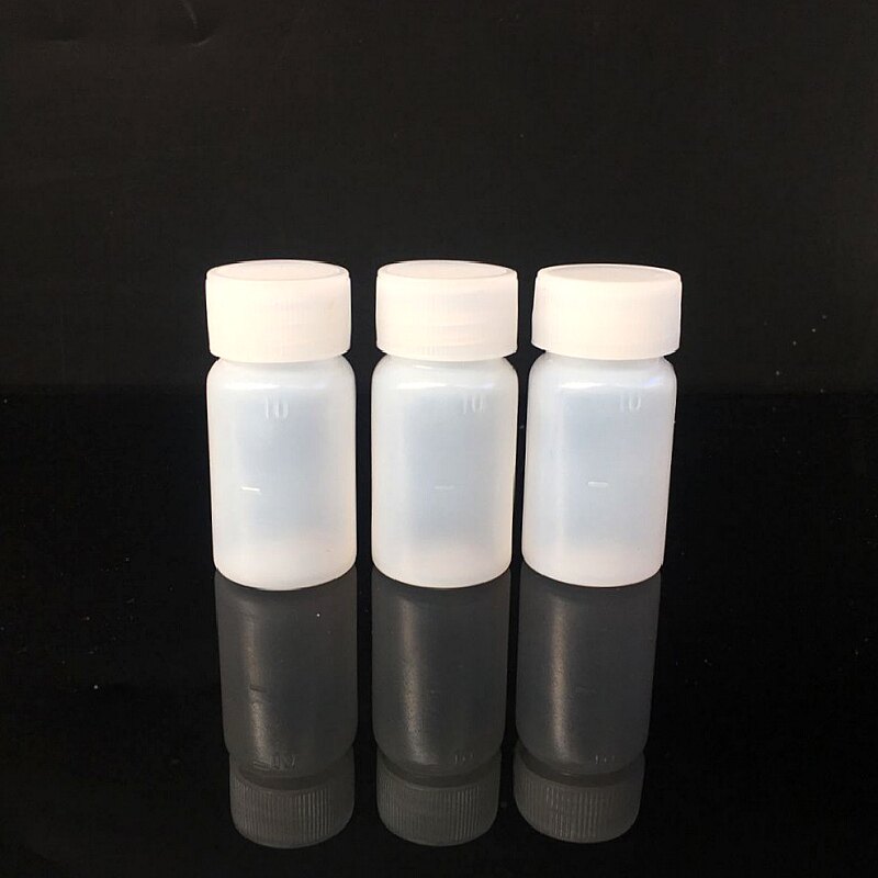 10m毫升塑料瓶液体水剂分装半透明瓶子塑料小空瓶刻度瓶子带盖